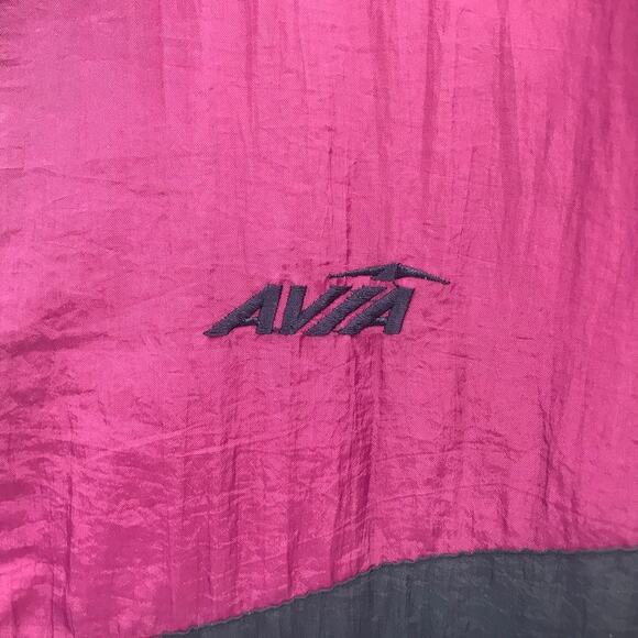 Avia Vintage Womens Windbreaker Track‎ Jacket Purple Blue Colorblock L - Picture 4 of 7